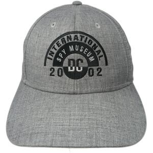ACE USA Baseball Cap Gray One Size International Spy Museum DC Strapback Hat